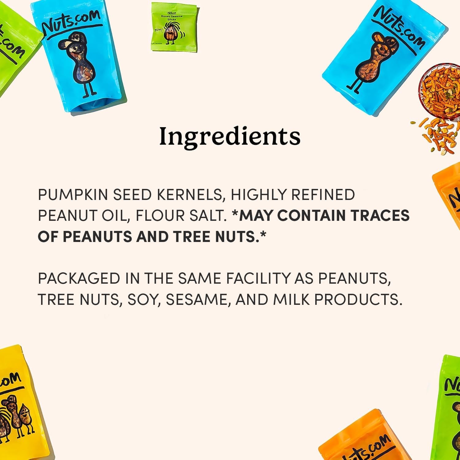 Nuts.com two-pound bag beside a measuring cup showing size and value benefit