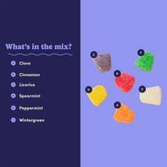 Nuts.com spice drops close-up sugar coating showing crunchy first bite benefit