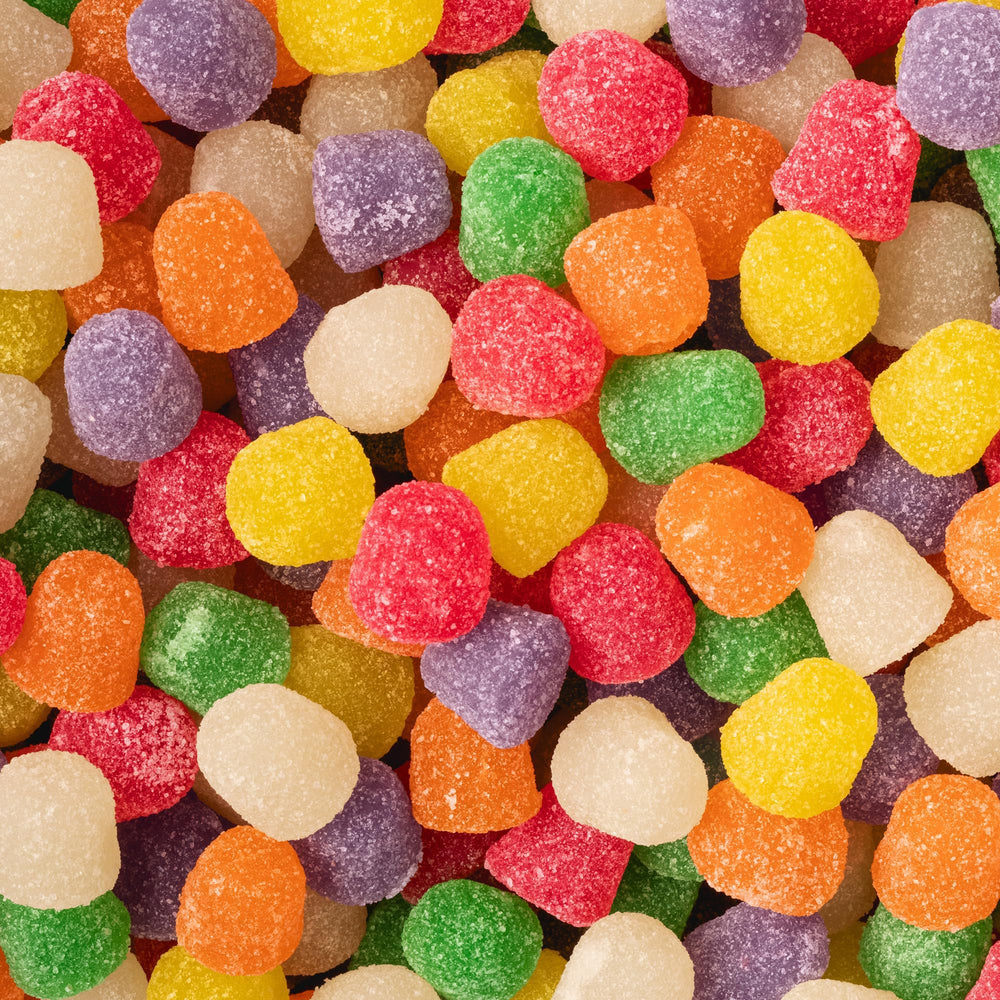 Nuts.com spice drops in a serving bowl on table ideal for parties and candy dishes