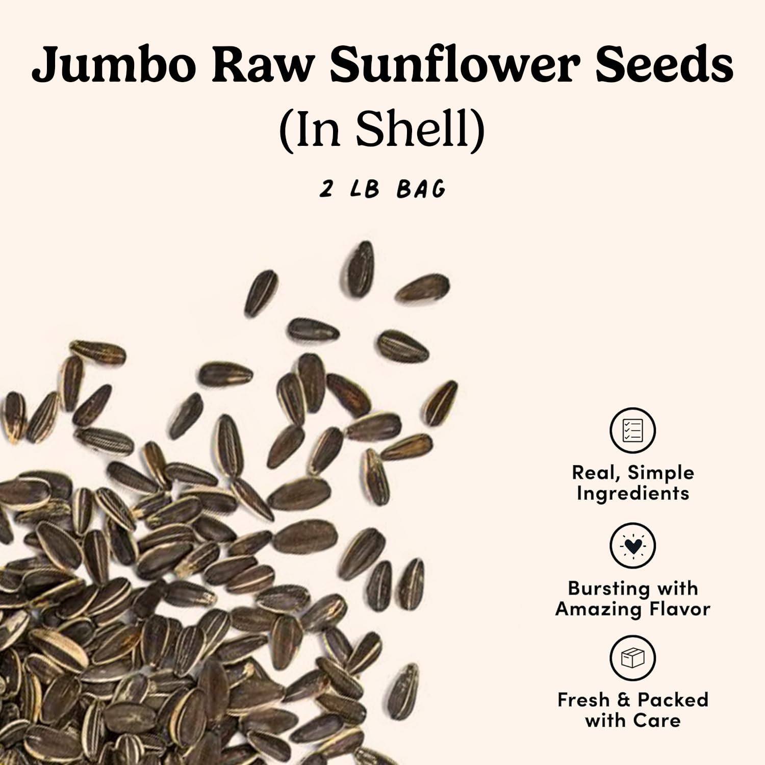 Nuts.com close-up of jumbo seed shells showing crunchy texture benefit