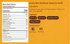 Nuts.com shelled seeds scattered on salad adding crisp topping benefit
