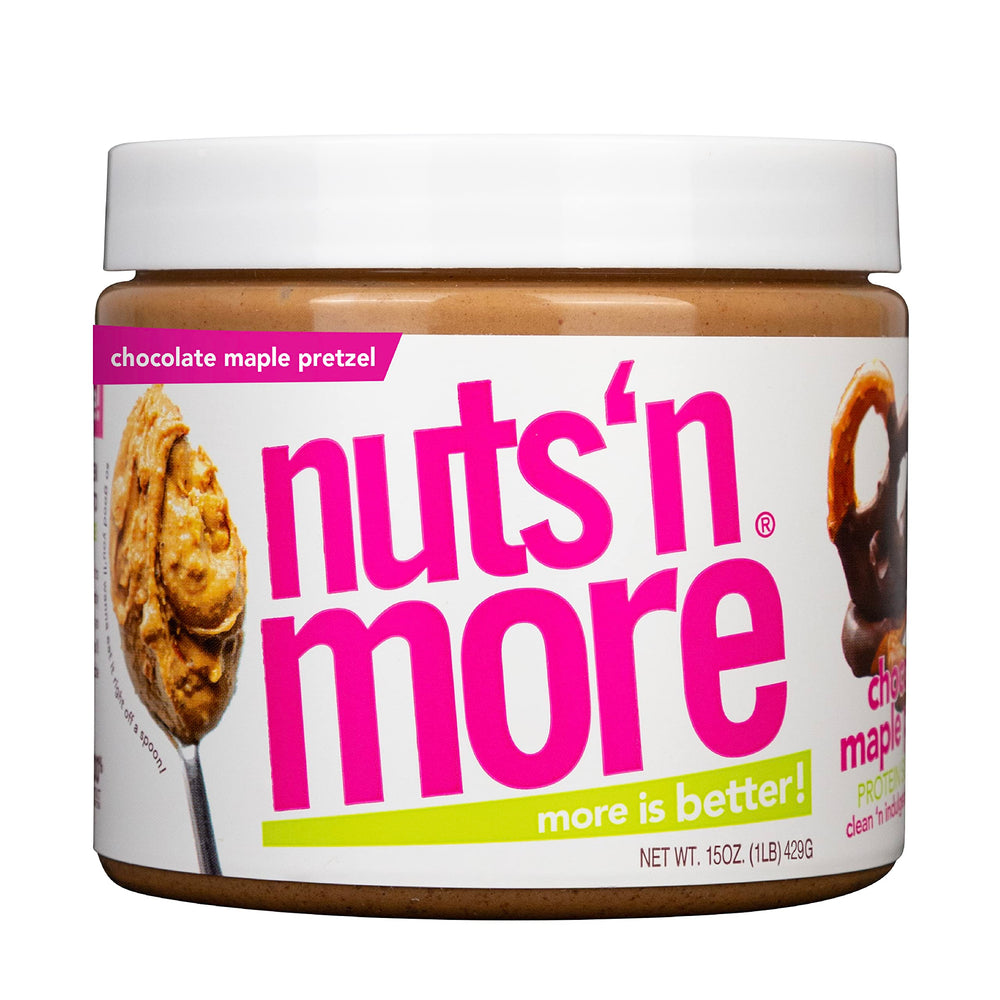 Nuts 'N More front packaging showing flavor and protein benefits