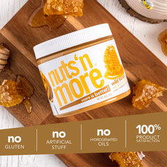 Nuts 'N More spread on toast demonstrating protein-rich breakfast option