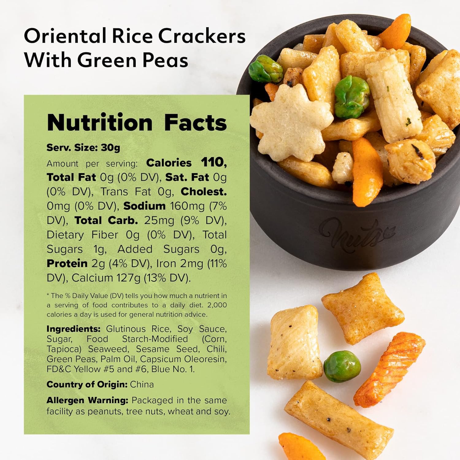 NUTS U.S. crackers in bowl beside dip showing serving suggestion and snack versatility