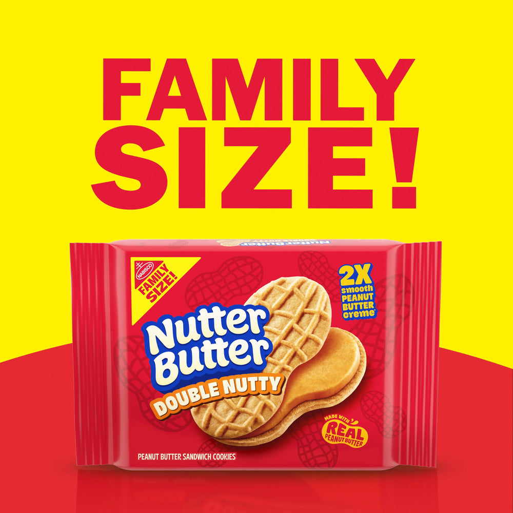 Nutter Butter open family pack with multiple cookies ready to serve