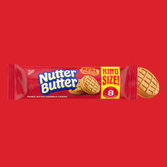 Nutter Butter two cookies close-up showing crunchy texture and appeal
