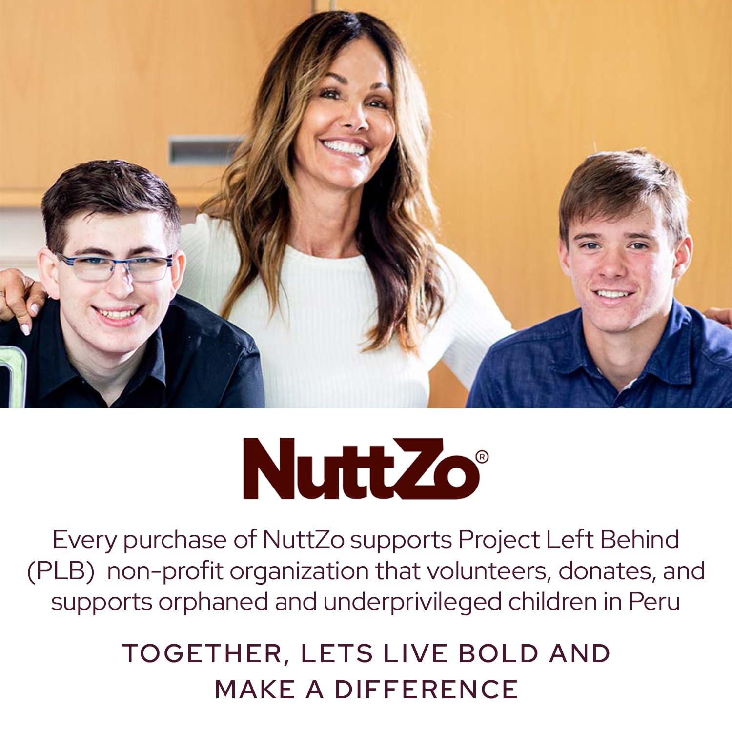 NuttZo label and nutrition panel highlighting clean ingredients benefit