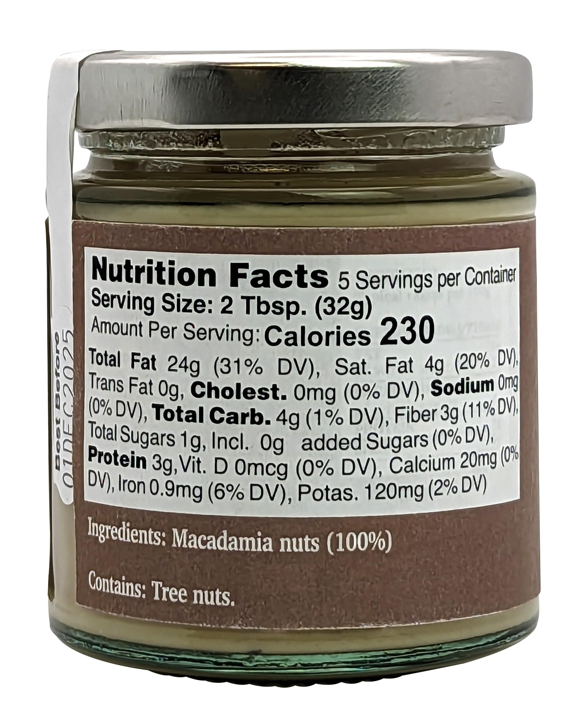 Nutural World open jar showing smooth texture and creamy richness