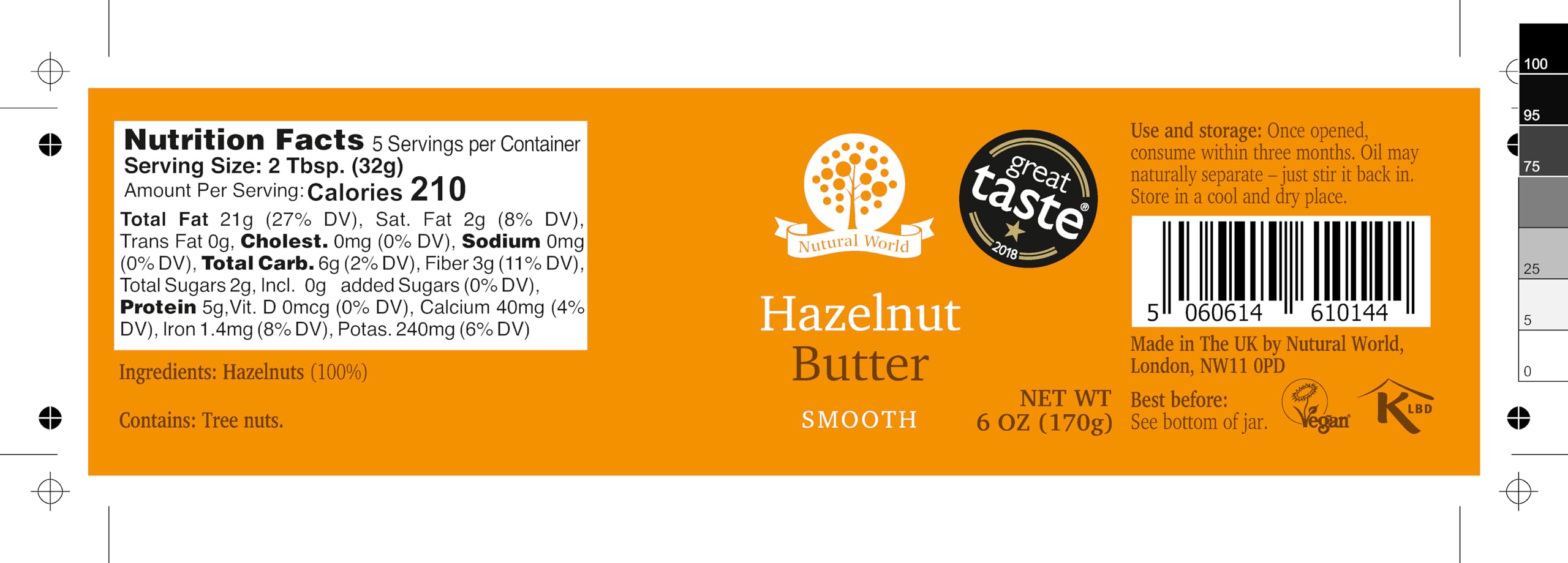 Nutural World spread on toast in kitchen — wholesome breakfast boost