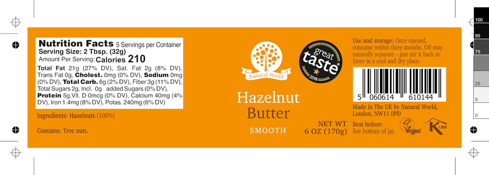 Nutural World spread on toast in kitchen — wholesome breakfast boost