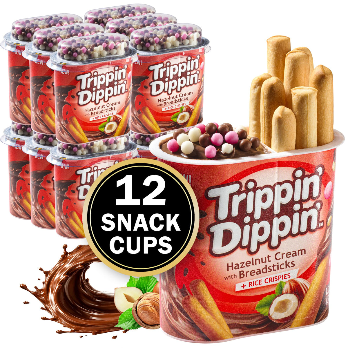 nutville front packaging showing 12-pack, showcases portability benefit
