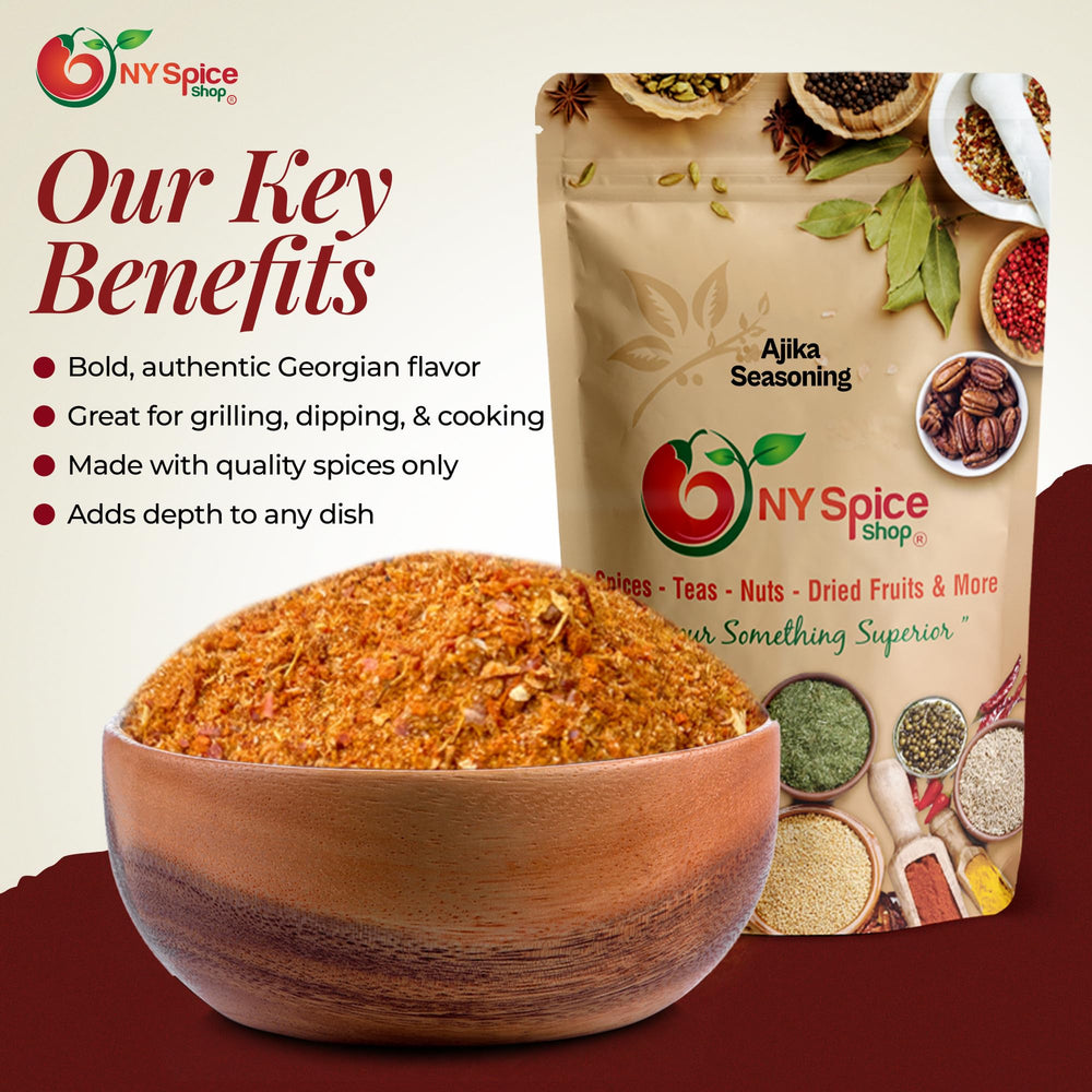 NY Spice Shop ajika sprinkled on grilled chicken adding smoky flavor and crisp crust