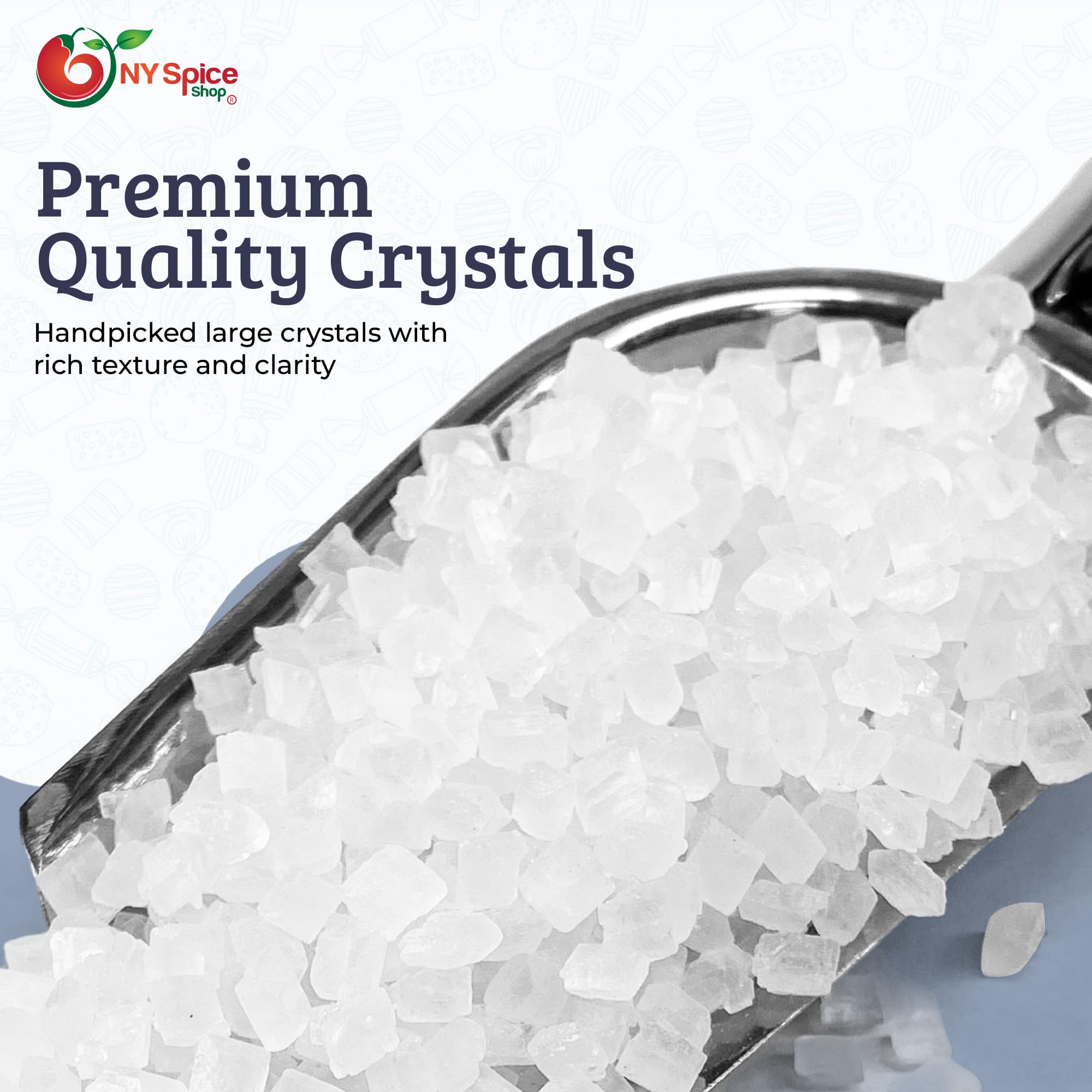 NY Spice Shop melted crystals in saucepan for candy making and syrup clarity