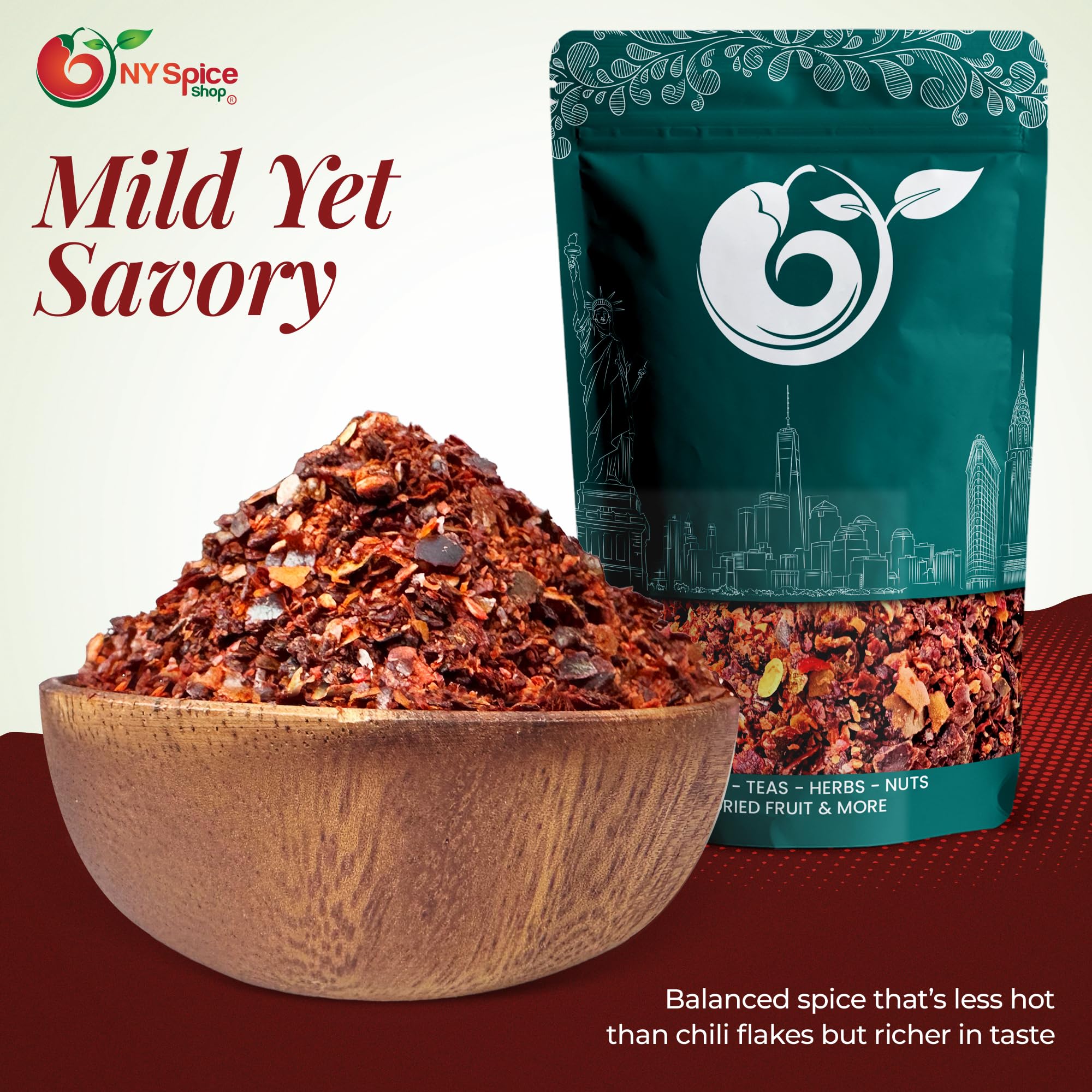 NY Spice Shop Aleppo pepper label detail and ingredient view for quick info