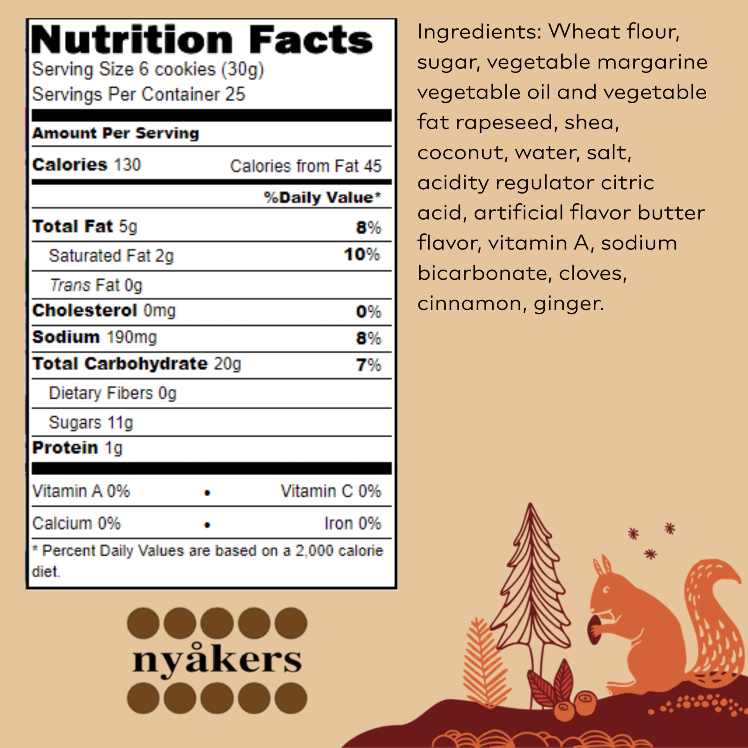 Nyakers close up of thin cookie texture highlighting crisp snap and spice