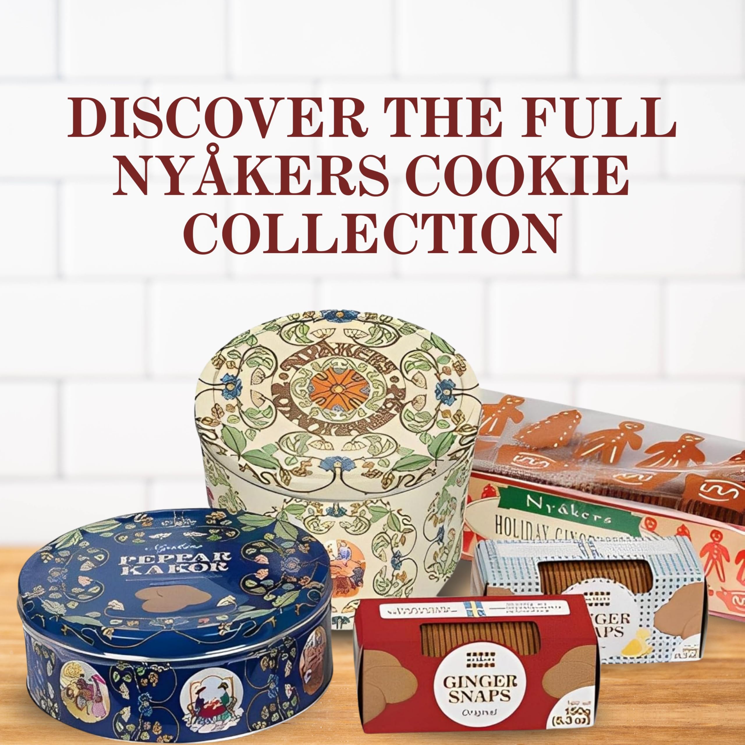Nyakers ingredient label and origin indicating Swedish bakery heritage and quality
