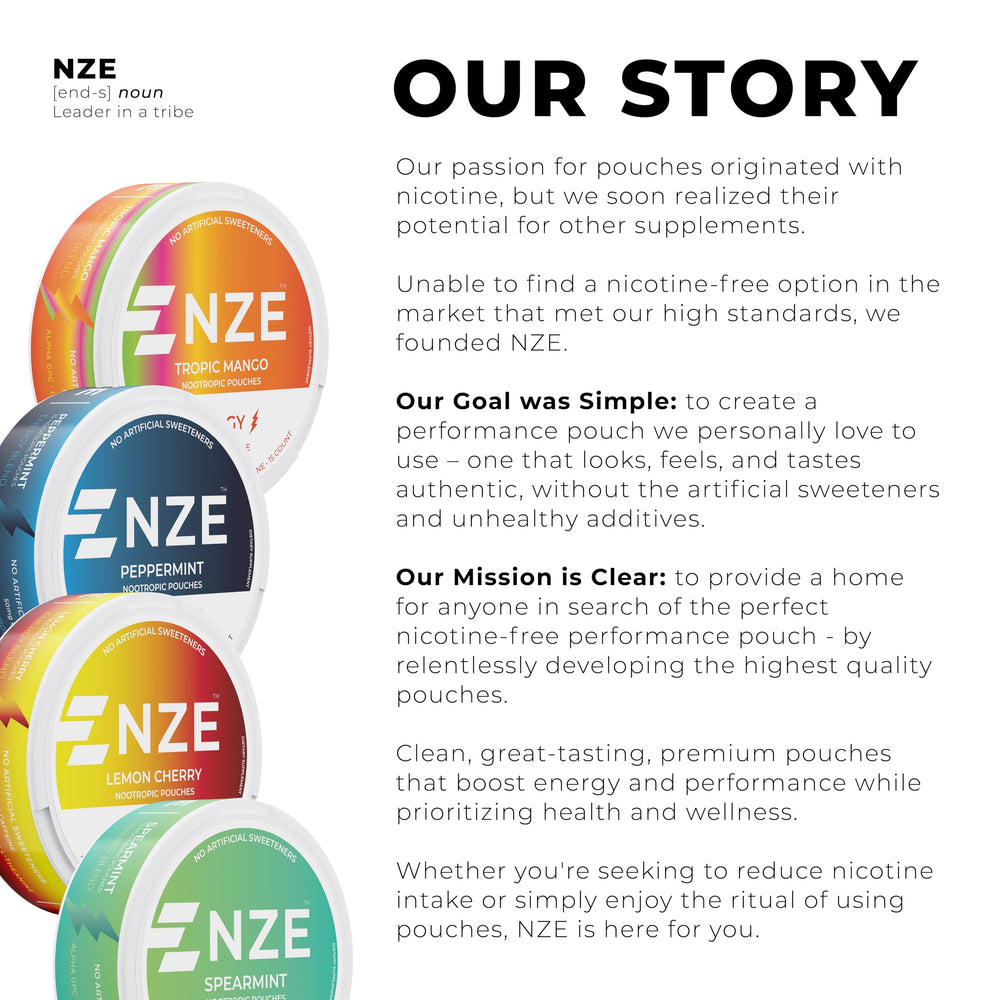 Active person outdoors with NZE pouches demonstrating portable energy benefit