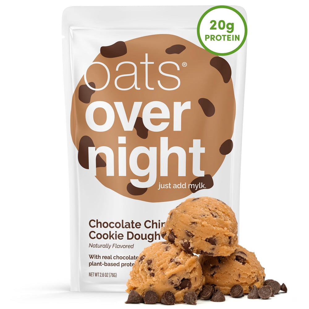 Oats Overnight front packaging showing 16-pack and flavor benefits
