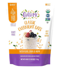Oatsome front packaging 2.5 lb bag showing ingredients and label benefits