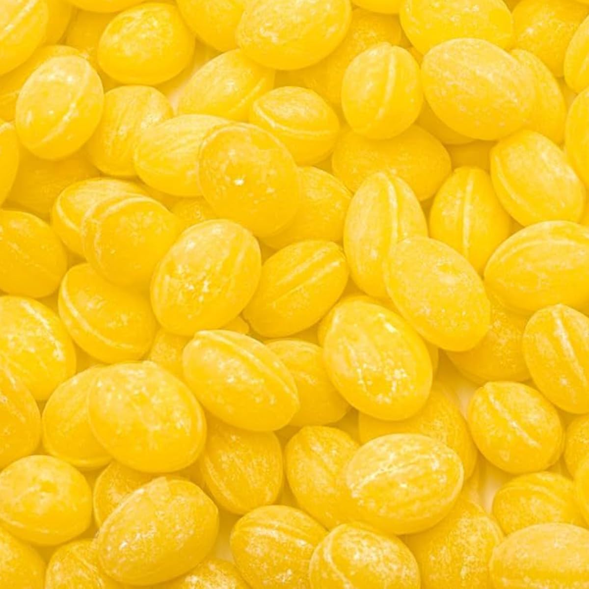 OBELYS front bag view showing 2.5 lb resealable lemon drops and convenience