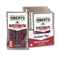 Oberto front packaging showing product and portion benefits