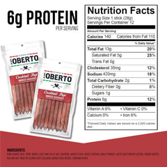 Oberto sausages sizzling on skillet showing quick warming for enhanced aroma