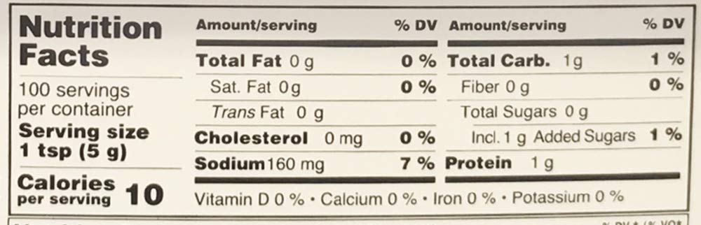 OBOK label close-up and size comparison, highlighting HACCP certification and product origin