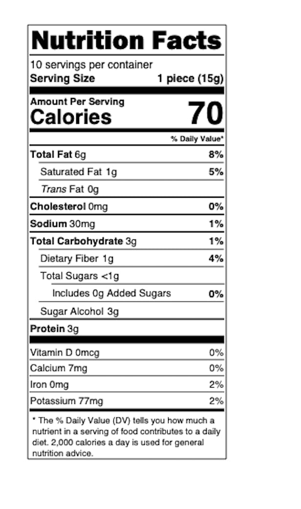 OCA opened bite cross section showing filling and high-protein satisfaction