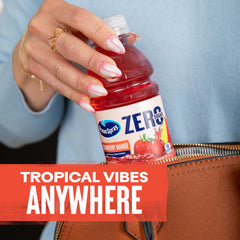Ocean Spray bottle held in hand to show 10 fl oz size and portability