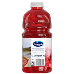 Ocean Spray pouring into a glass to show real juice origin and mixing ease