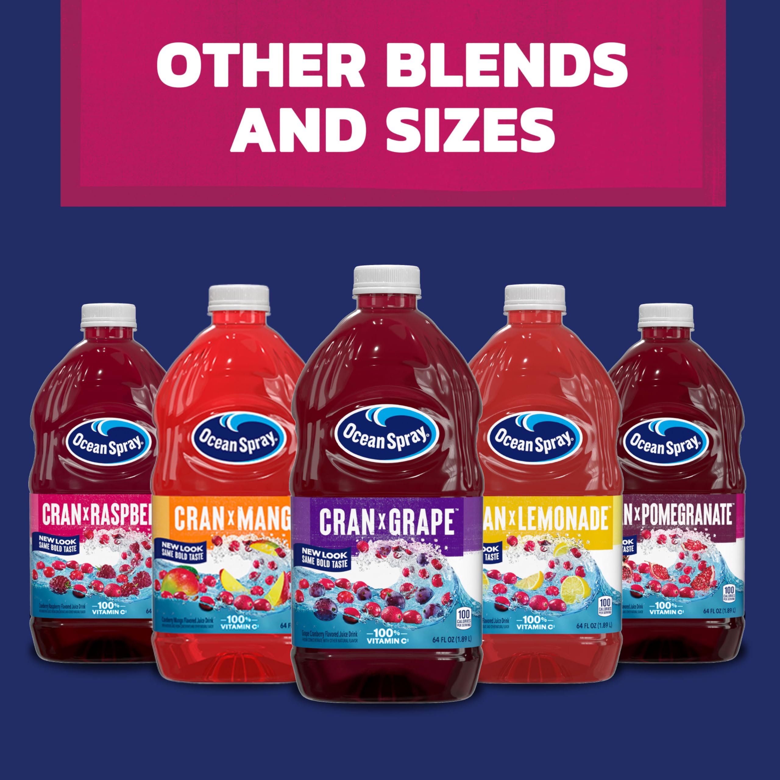 Ocean Spray bottle in picnic setting illustrating entertaining convenience