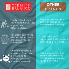 Ocean's Balance flakes sprinkled on salad adding savory umami flavor