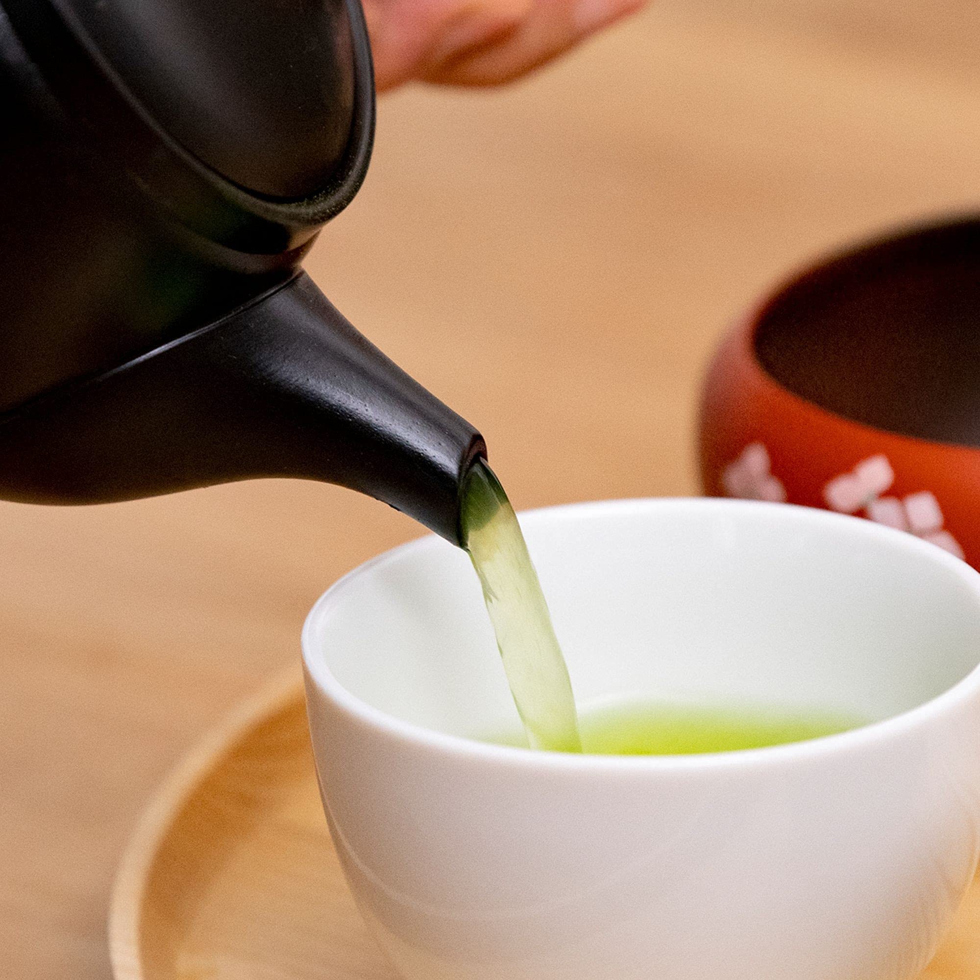 Ocha & Co. kitchen lifestyle scene serving tea for everyday enjoyment