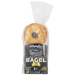 O'Doughs front packaging showing sesame thins and key benefits