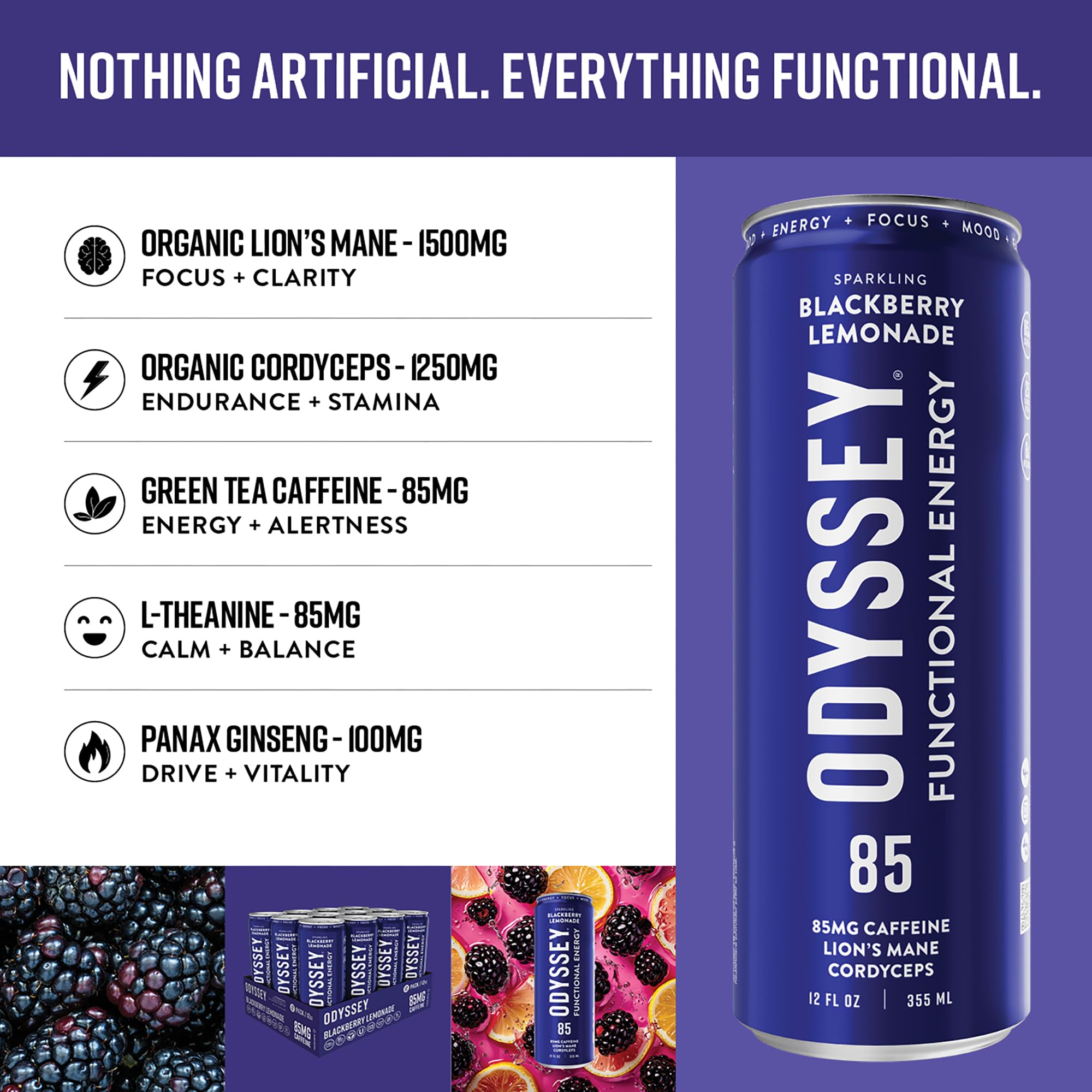 ODYSSEY ELIXIR carbonation close-up illustrating smooth fizzy texture and refreshment