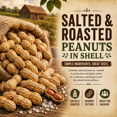 Office Roast close-up of peanut kernel showing roasted color and aroma