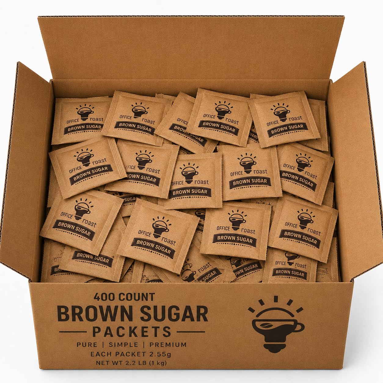 Office Roast front packaging showing 400-count value pack and convenience
