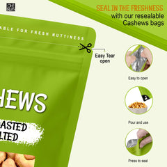 Oh! Nuts cashews in a bowl ready to serve for quick healthy snacking