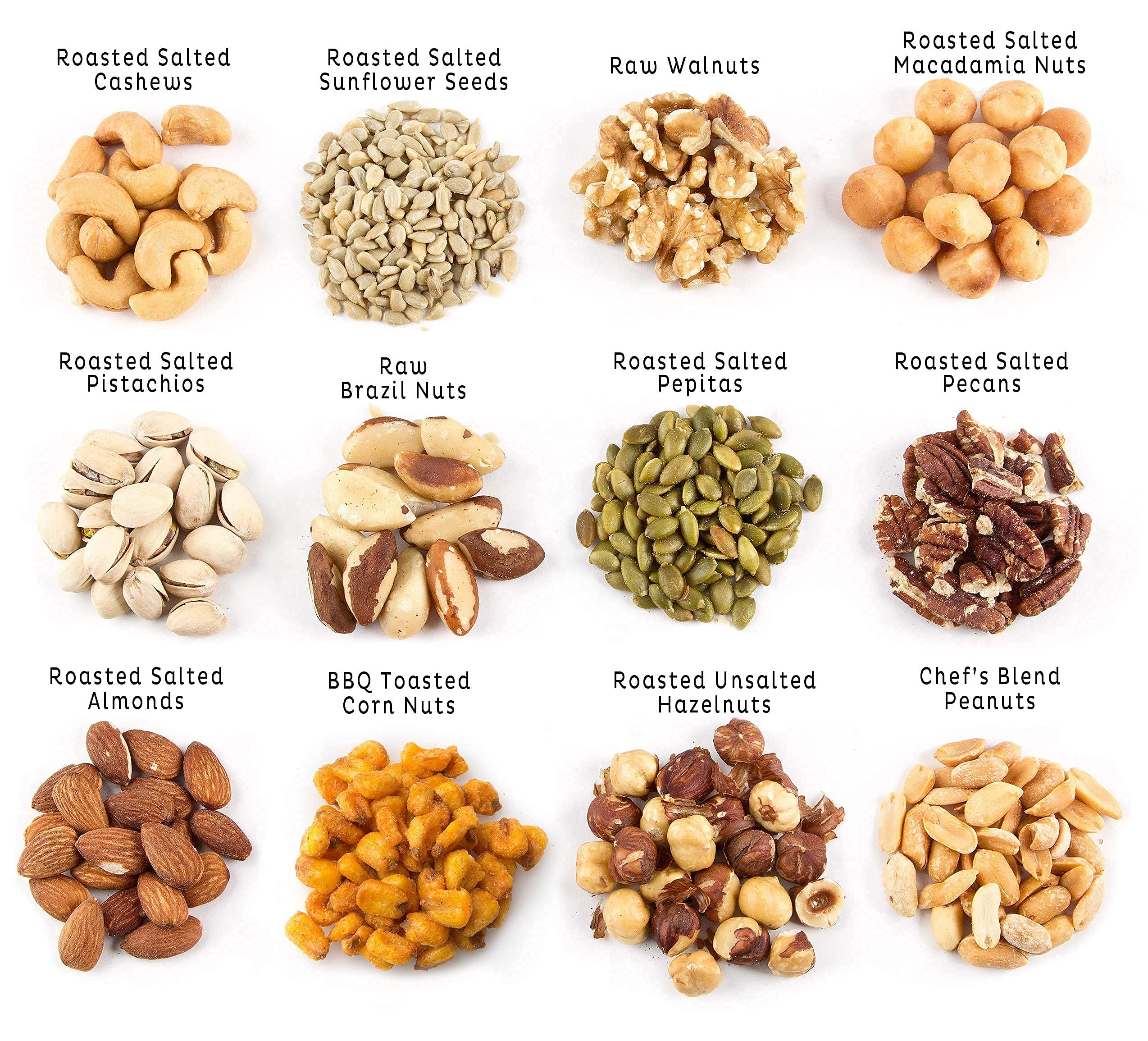 Oh! Nuts lifestyle gift moment given to recipient emphasizing memorable surprise