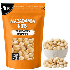 Oh! Nuts front packaging showing 1lb bag and clear brand benefits