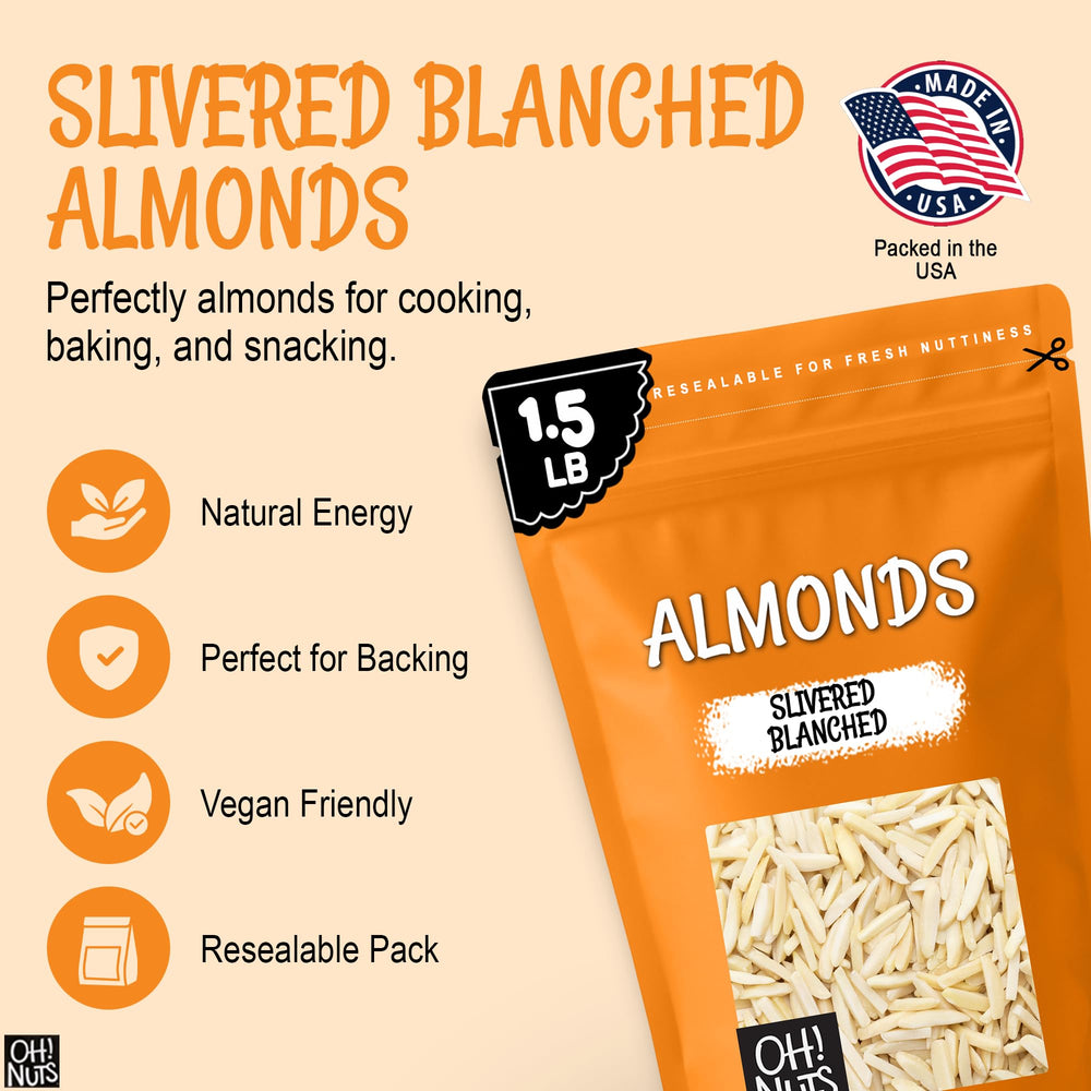 Oh! Nuts resealable zipper detail demonstrating airtight storage and long freshness