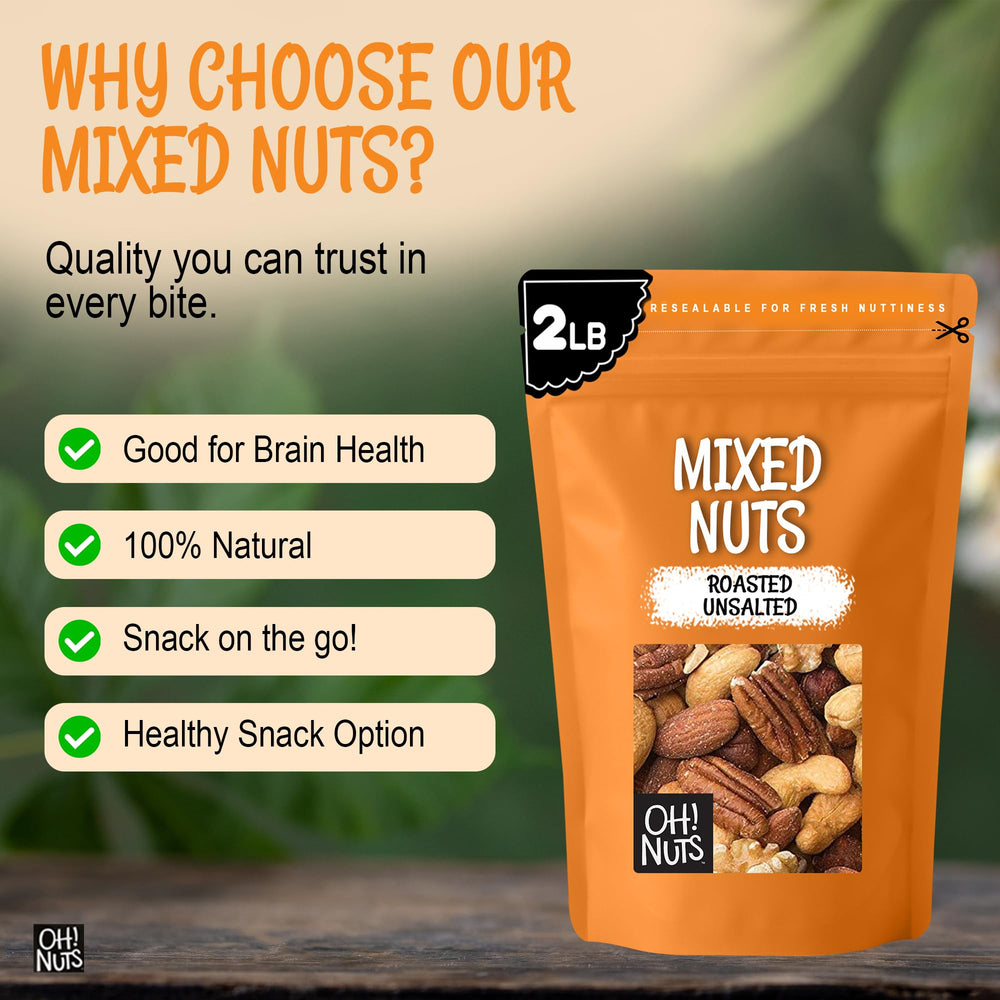 Oh! Nuts serving bowl on table suggesting easy snacking and entertaining