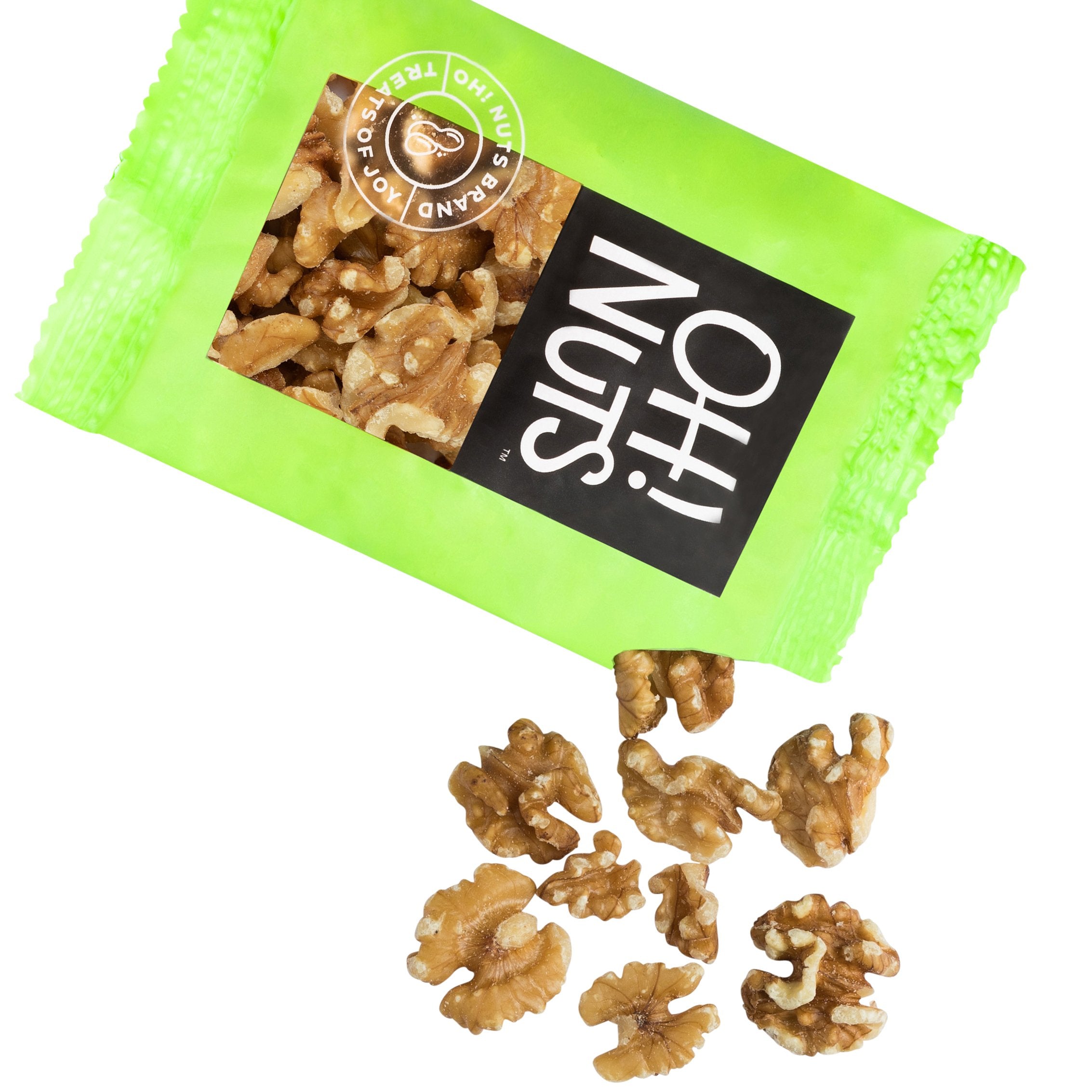Oh! Nuts pouch placed in a lunchbox demonstrating portable snack convenience