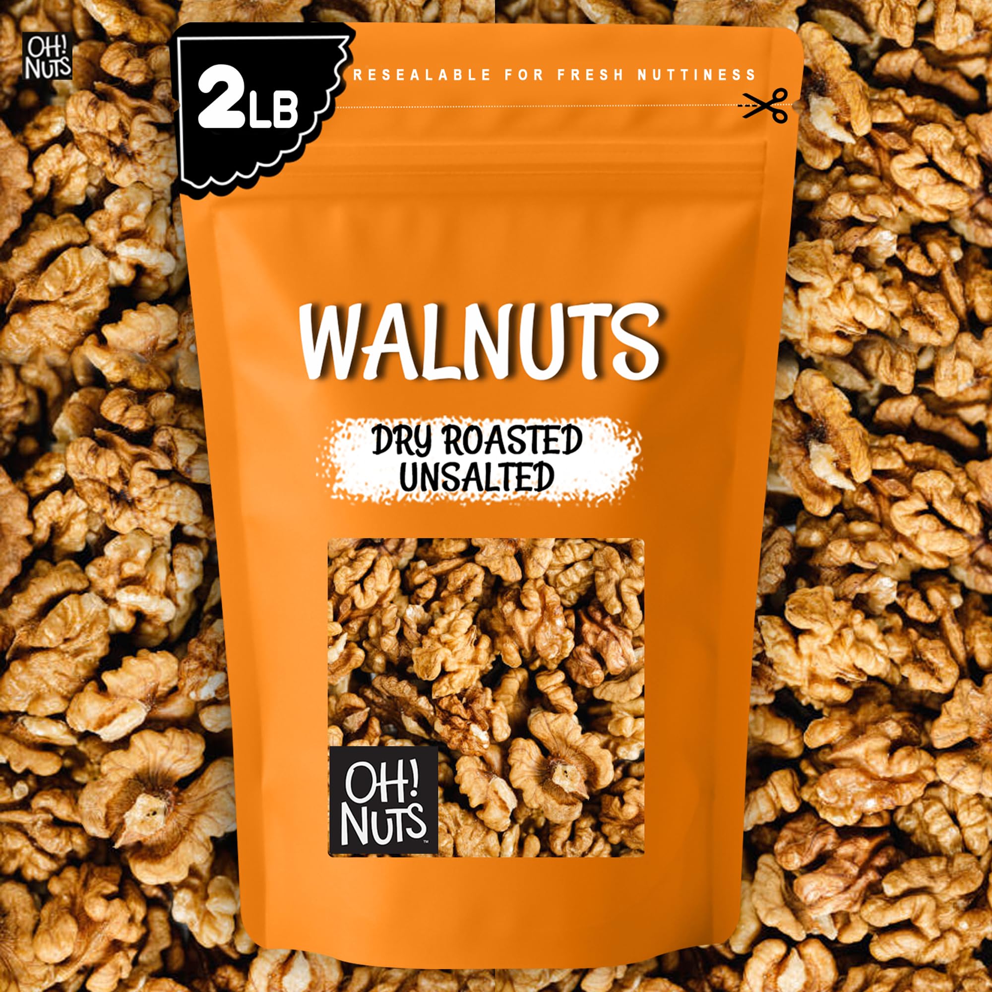 Oh! Nuts walnuts mixed in trail mix lifestyle shot demonstrating snack readiness
