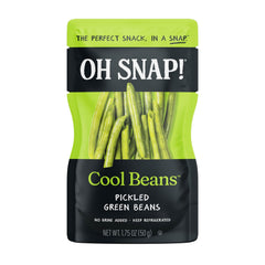 OH SNAP! close up of green bean texture showing crisp crunchy bite
