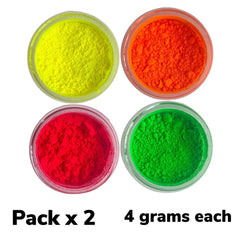 Oh! Sweet Art dust applied to gumpaste flower shows vivid matte color benefit