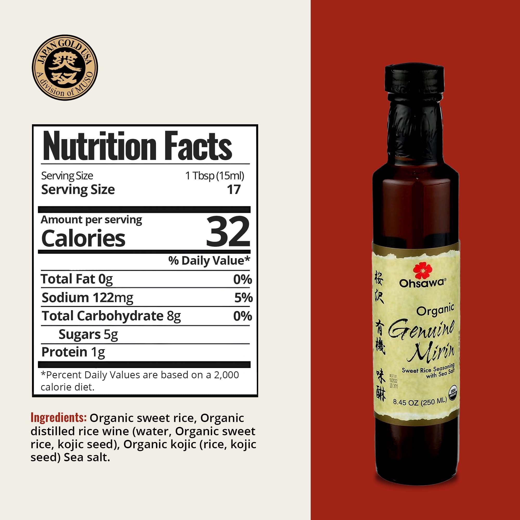 オーサワジャパン label detail with ingredient list visible, reassures clean organic sourcing