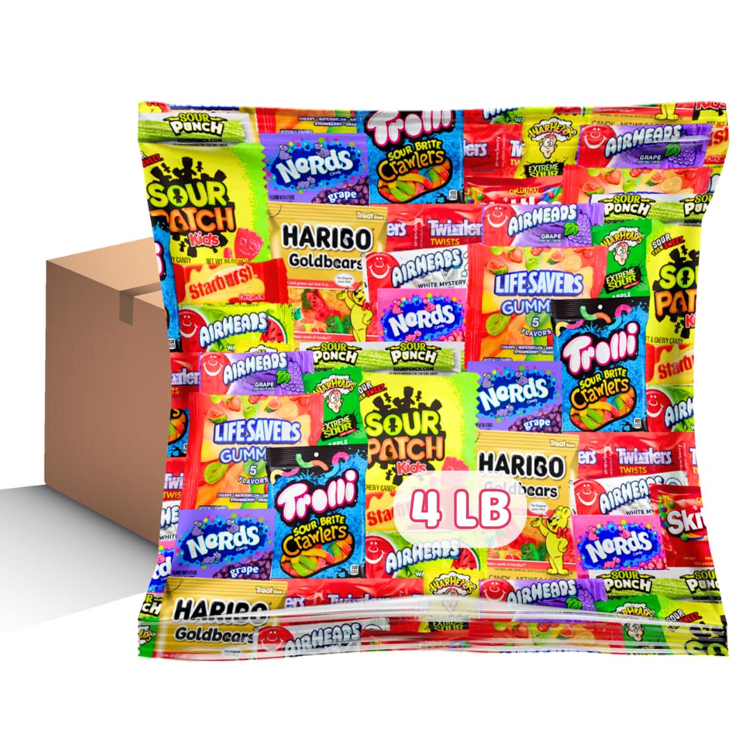 Okida colorful front packaging showing individually wrapped candies and easy serving