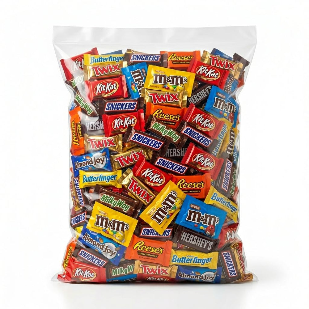 Okida front packaging with assorted chocolates for easy sharing and lasting freshness