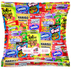 Okida front packaging showing colorful wrapped candies and festive appeal